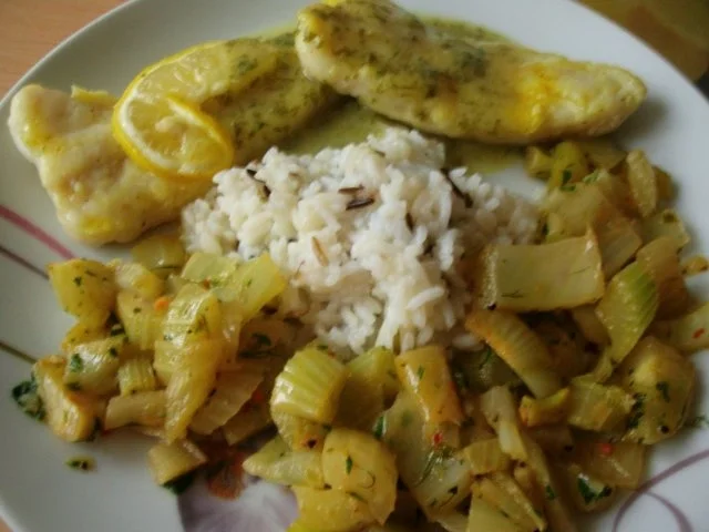 Hechtfilet mit gedünstetem Fenchel in Senf-Dill-Zitronensoße - Rezept - Bild Nr. 15