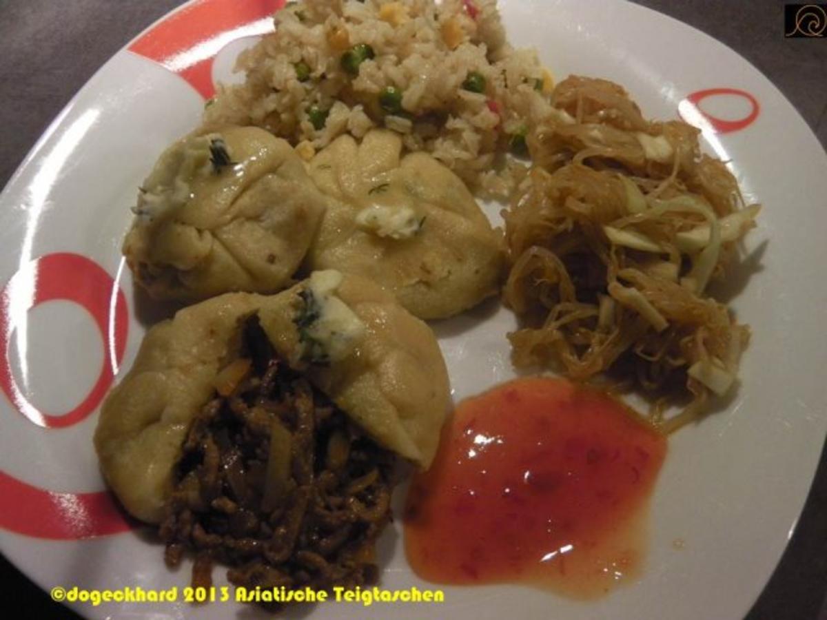 Asiatische Teigtaschen mit Bohnensprossensalat - Rezept Durch dogeckhard