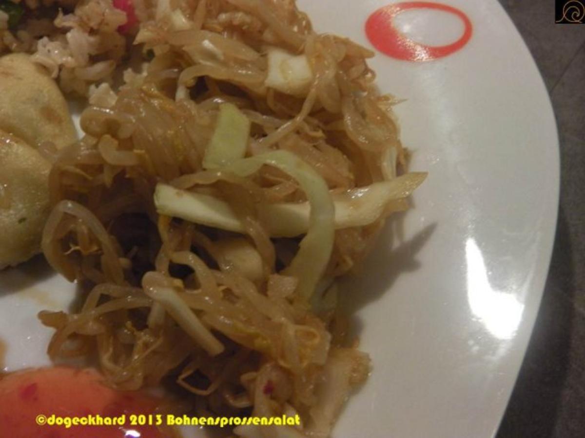 Asiatische Teigtaschen mit Bohnensprossensalat - von dogeckhard