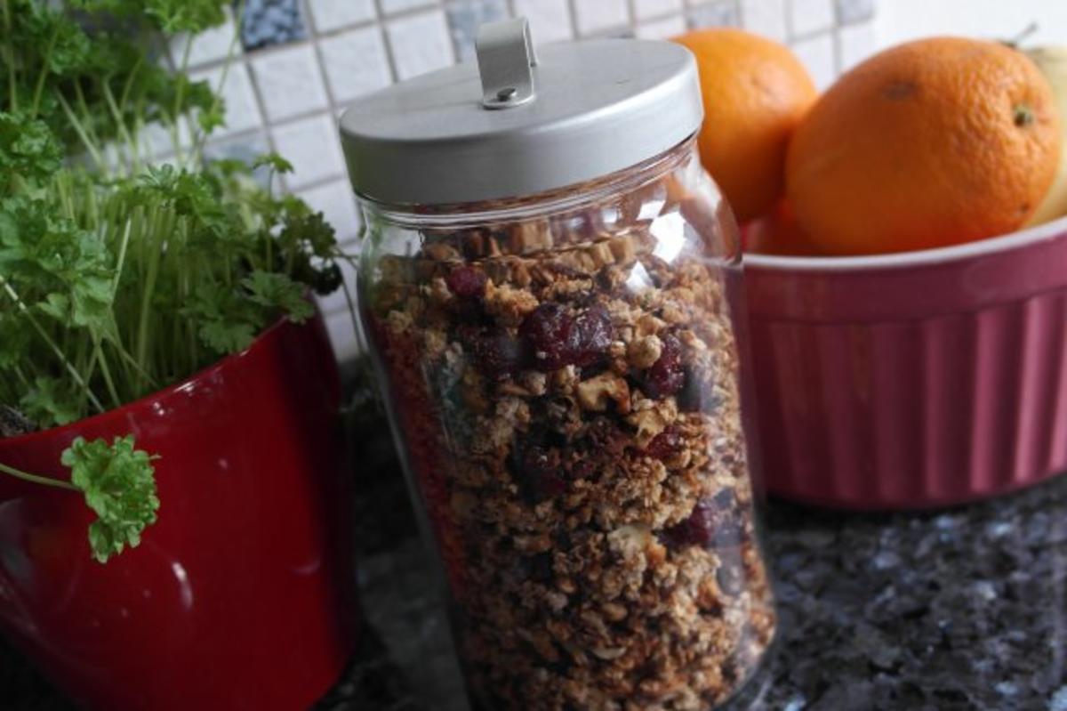 Bilder für Granola - Knuspermüsli zum Frühstück oder Brunch - Rezept