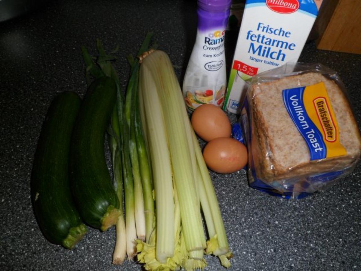 Brot - Gemüse - Auflauf mit Crunch - Rezept - Bild Nr. 2