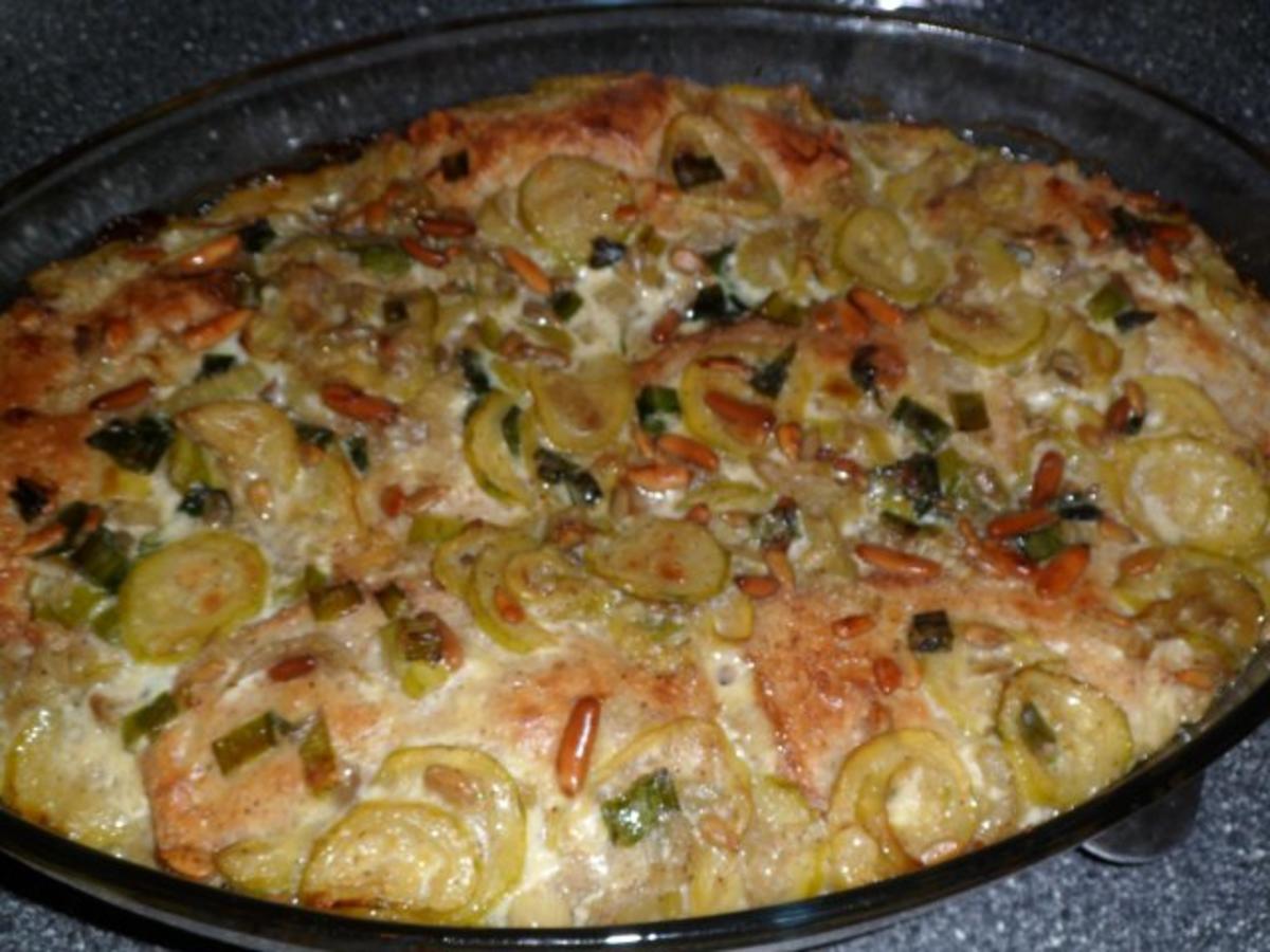 Brot - Gemüse - Auflauf mit Crunch - Rezept - Bild Nr. 10