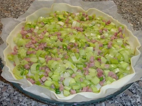 Lauch-Schinken-Kuchen - Rezept - Bild Nr. 4