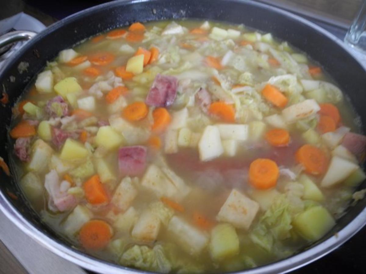 Suppen & Eintöpfe :  Chinakohl - Gemüseeintopf - Rezept - Bild Nr. 9