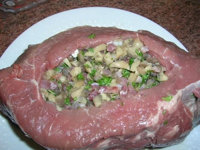 gefülltes Rumpsteak oder Carpet bag-Steak, mit Rissolèkartoffeln - Rezept - Bild Nr. 9