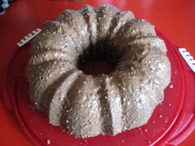 Nusskuchen mit Erdnussbutter - Rezept