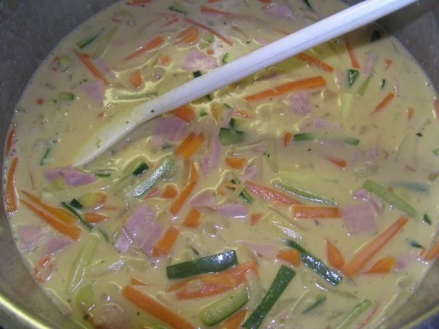 Rezept: Karotten-Zucchini Topf mit Schleifennudeln Bild Nr. 6 Karotten-Zucchini Topf mit Schleifennudeln - Rezept - Bild Nr. 6