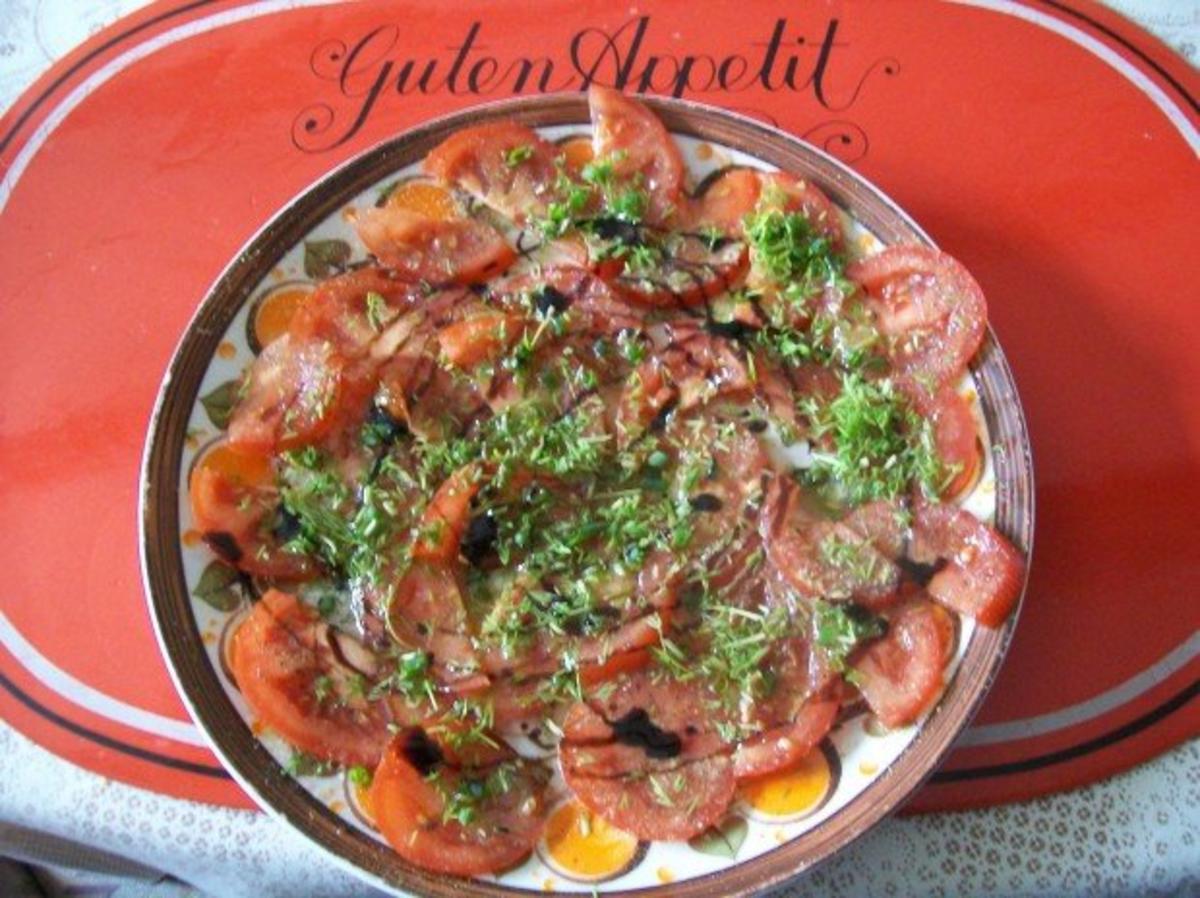 Salat: Mein Tomatenteller - Rezept