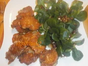  Gebackene Austernpilze an Feldsalat - Rezept