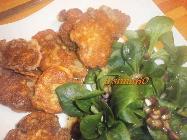  Gebackene Austernpilze an Feldsalat - Rezept - Bild Nr. 2