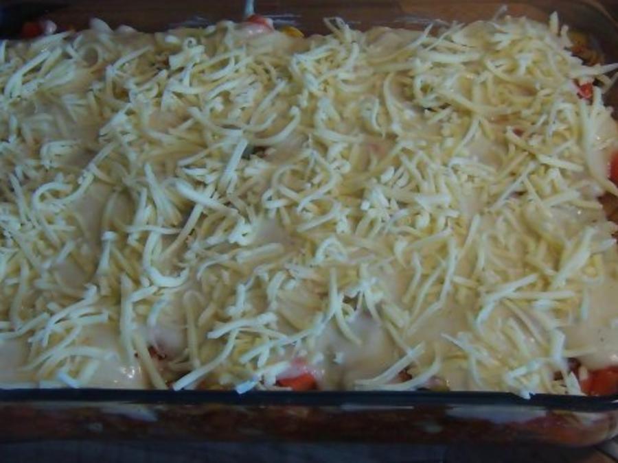 Gemüse- Hack- Lasagne - einfach - 51 kcal/100g