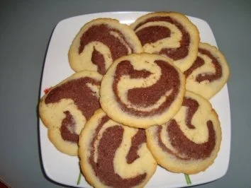 Rezept: Vanille-Schoggi Rondellen Vanille-Schoggi Rondellen - Rezept