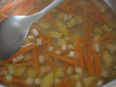 Rezept: Möhren Suppe mit Curry und Zitronengras abgerundet Bild Nr. 8 Möhren Suppe mit Curry und Zitronengras abgerundet - Rezept - Bild Nr. 8