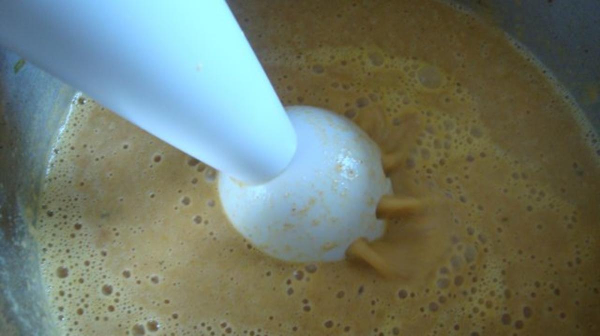 Möhren Suppe mit Curry und Zitronengras abgerundet - Rezept - Bild Nr. 6