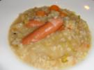 Erfrischende Gerstensuppe mit Knackerli - Rezept