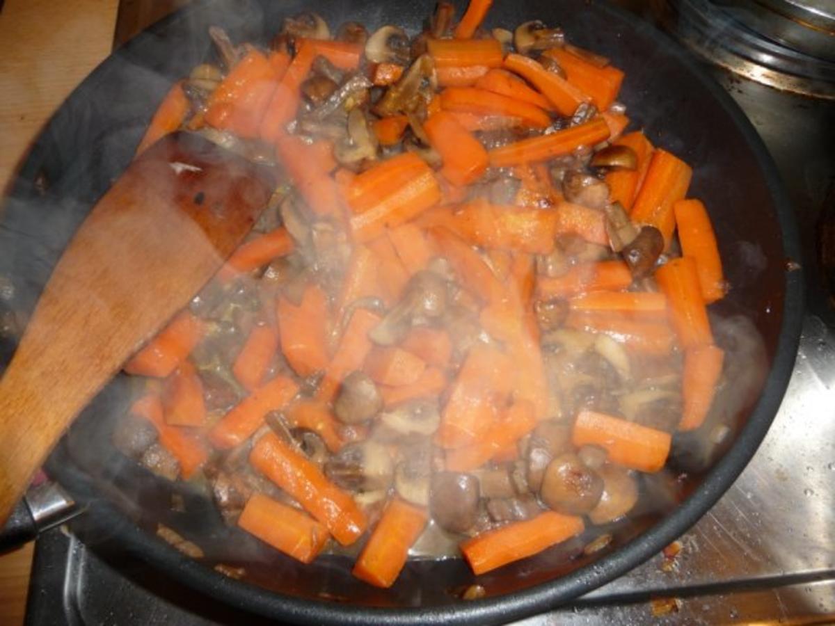Karotten-Champignon Gemüse - Rezept - Bild Nr. 4