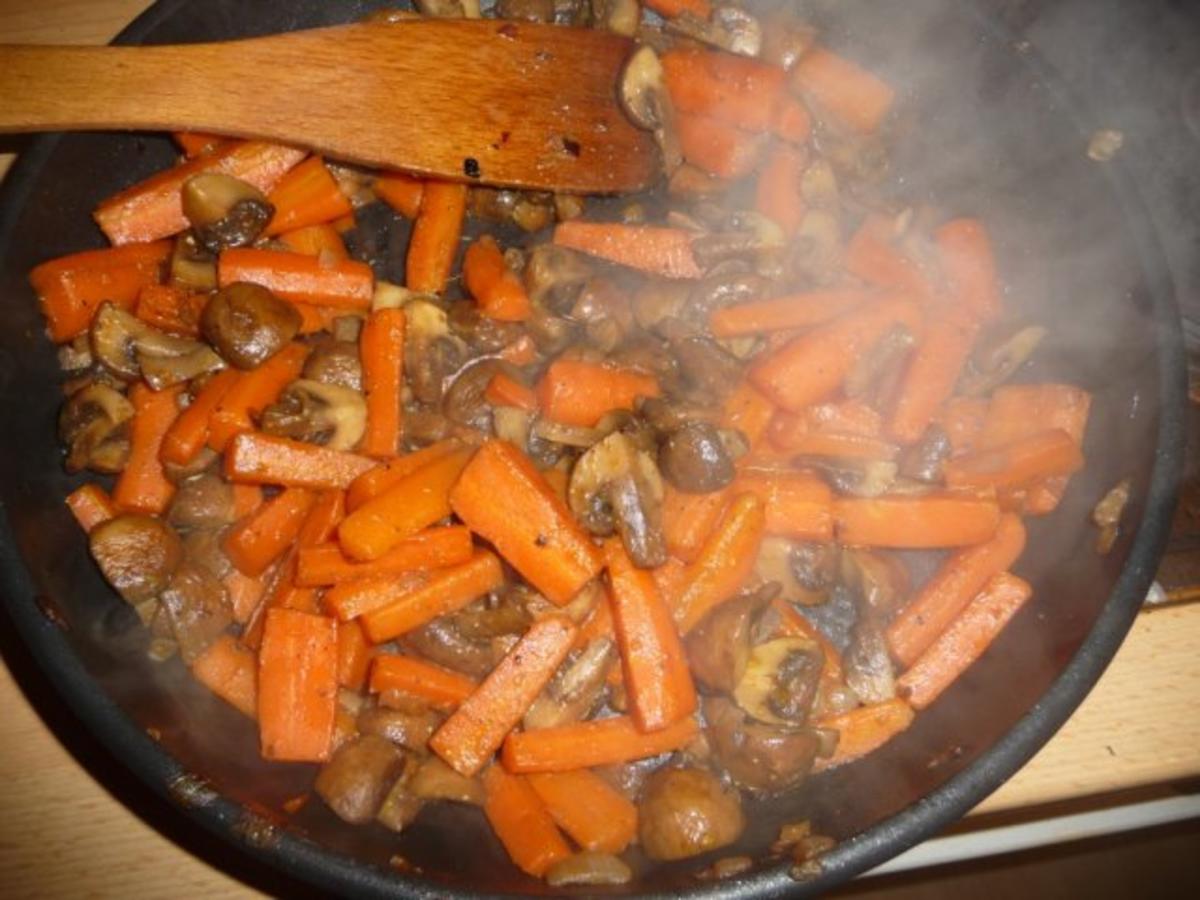 Karotten-Champignon Gemüse - Rezept - Bild Nr. 5