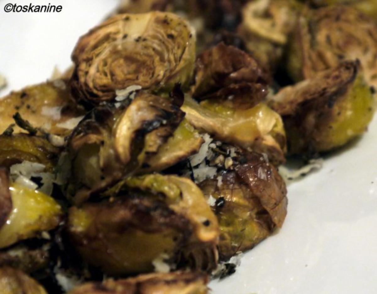 Rosenkohl aus dem Backofen - Rezept Eingereicht von toskanine