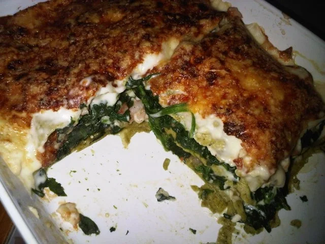 Rezept: Spinat-Crevetten-Lasagne Spinat-Crevetten-Lasagne - Rezept