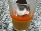 Dunkles Mousse au chocolate mit Blutorangengelee - Rezept