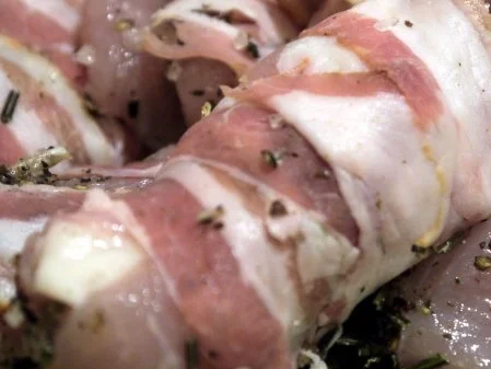 Rezept: Hähnchenbrust im Pancetta-Mantel Bild Nr. 7 Hähnchenbrust im Pancetta-Mantel - Rezept - Bild Nr. 7