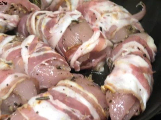 Rezept: Hähnchenbrust im Pancetta-Mantel Bild Nr. 8 Hähnchenbrust im Pancetta-Mantel - Rezept - Bild Nr. 8