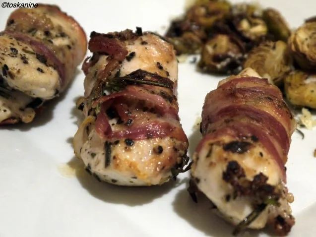 Rezept: Hähnchenbrust im Pancetta-Mantel Bild Nr. 9 Hähnchenbrust im Pancetta-Mantel - Rezept - Bild Nr. 9