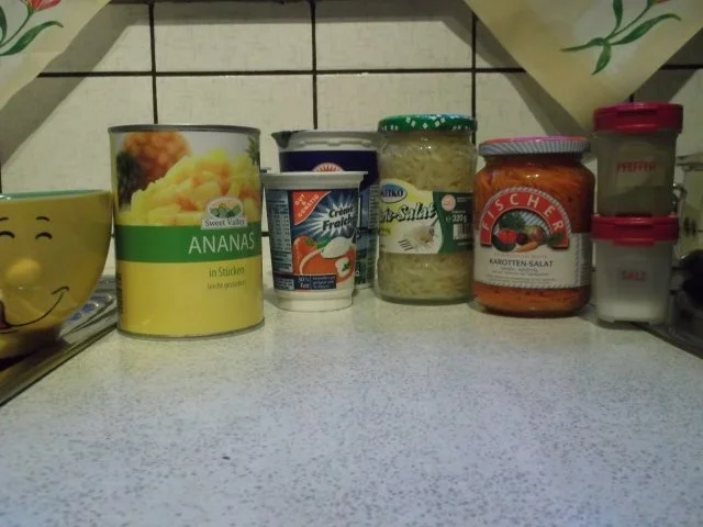Was Vorrats- und Kühlschrank so hergeben :))) - Rezept - Bild Nr. 2
