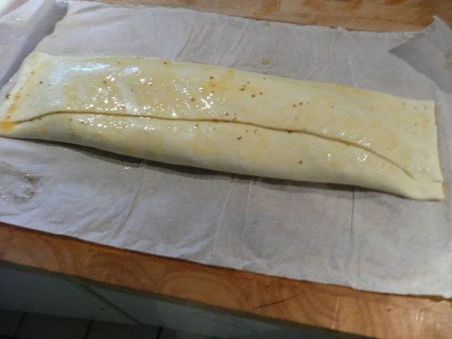 BLÄTTERTEIG / WIRSING-Kassler -Taschen / Rolle / Bonbons - Rezept - Bild Nr. 4