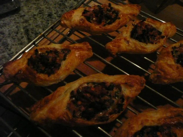 BLÄTTERTEIG / WIRSING-Kassler -Taschen / Rolle / Bonbons - Rezept - Bild Nr. 9