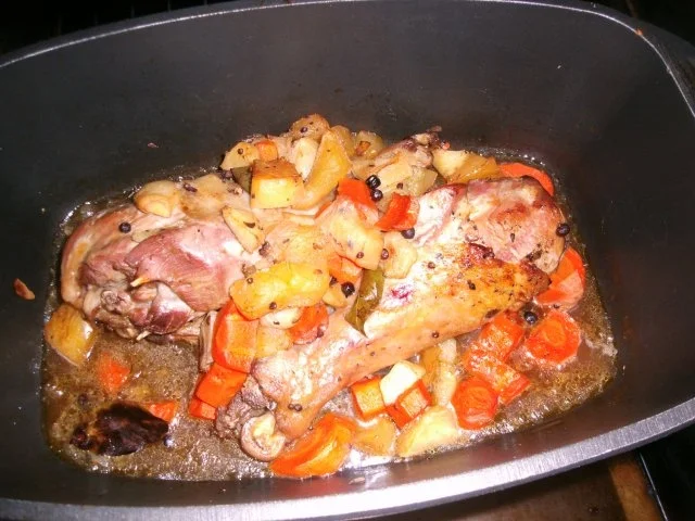 Putenkeulen schmoren in Gemüse - Rezept - Bild Nr. 10