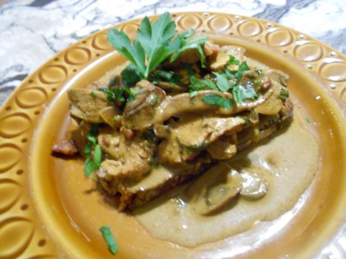 Bilder für Filet - Champignon Schnittchen - Rezept