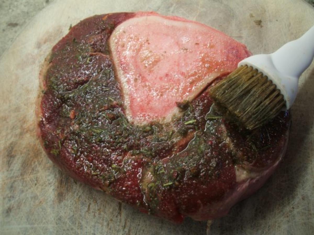 Fleisch: Rinderbeinscheiben - geschmort mit viel Gemüse - Rezept - Bild Nr. 5