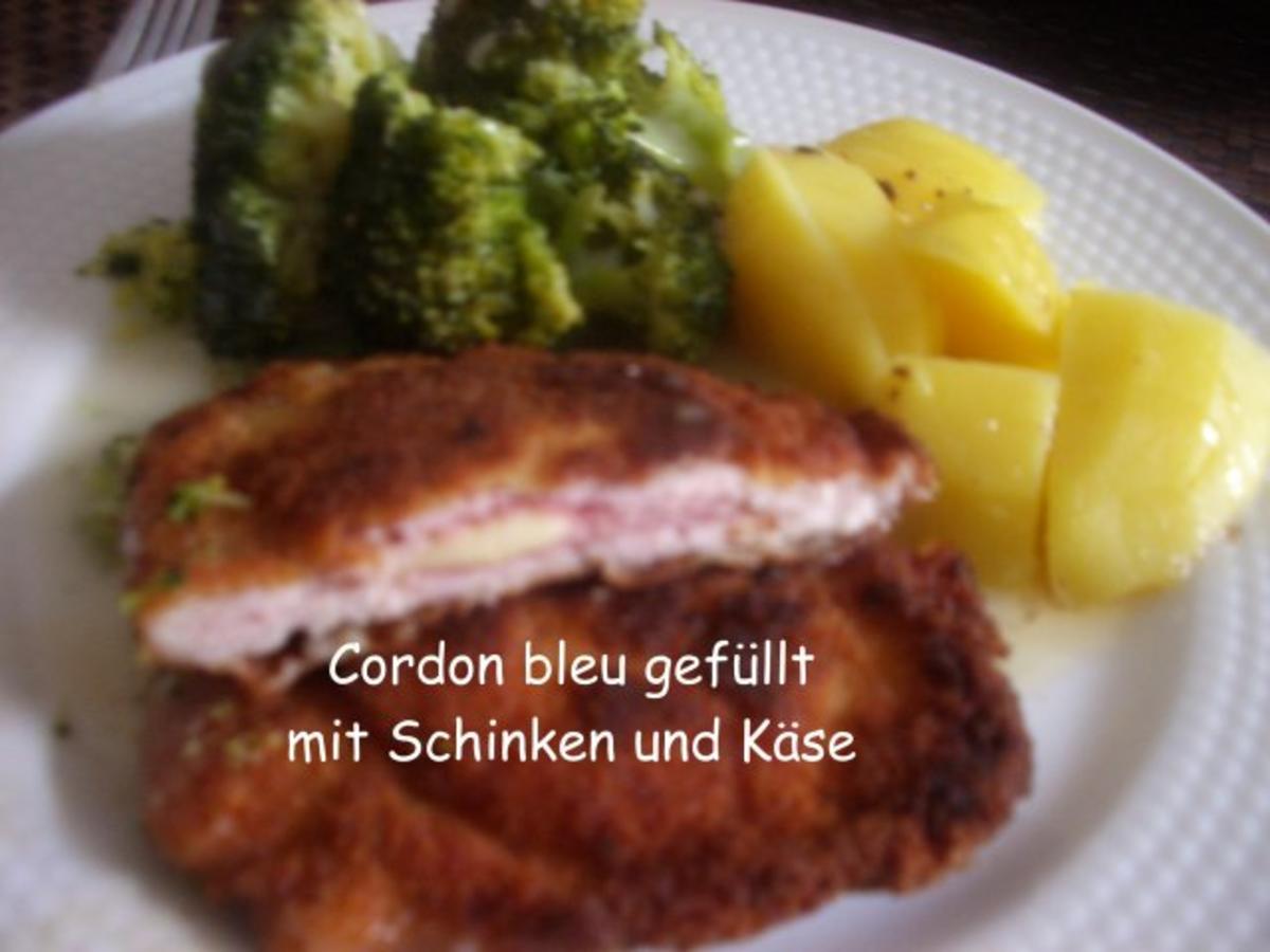 Cordon bleu vom Schweinelachs - Rezept