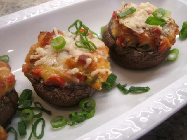 Rezept: Pilze: Gefüllte Braune Champignon "Verderes" Pilze: Gefüllte Braune Champignon "Verderes" - Rezept