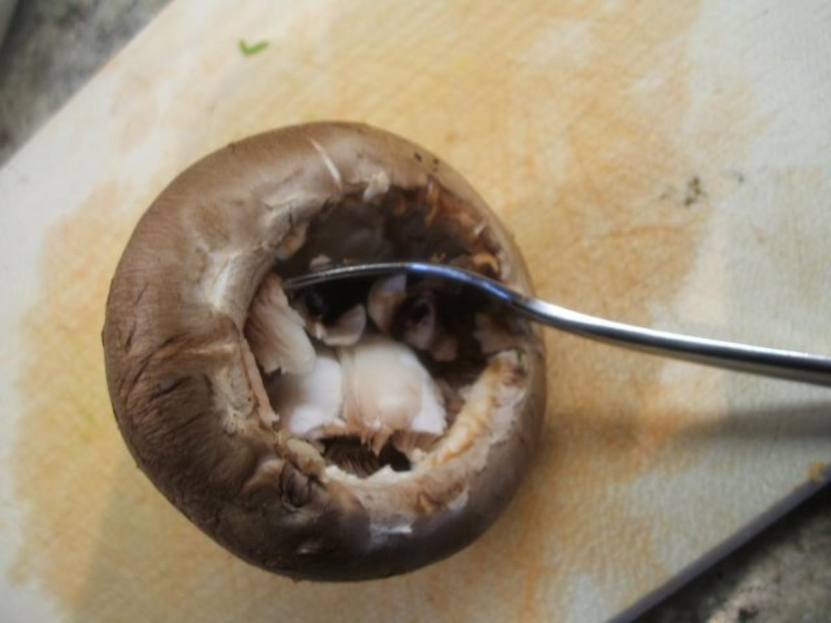 Pilze: Gefüllte Braune Champignon "Verderes" - Rezept - Bild Nr. 4