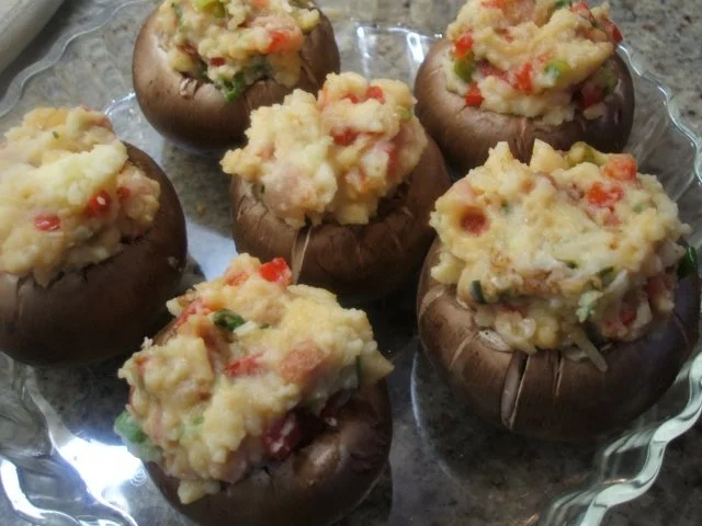 Rezept: Pilze: Gefüllte Braune Champignon "Verderes" Bild Nr. 6 Pilze: Gefüllte Braune Champignon "Verderes" - Rezept - Bild Nr. 6