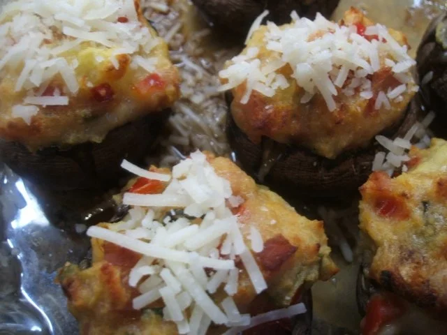 Rezept: Pilze: Gefüllte Braune Champignon "Verderes" Bild Nr. 7 Pilze: Gefüllte Braune Champignon "Verderes" - Rezept - Bild Nr. 7