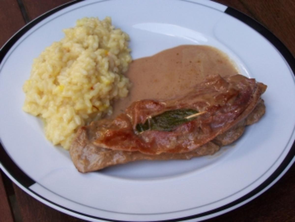 Bilder für Saltimbocca mit Marsalasauce - Rezept