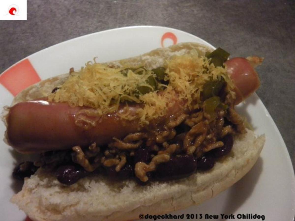 Bilder für New York Chilidog Hotdog 2go Rezept