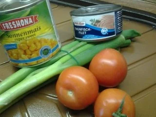 Rezept: Reissalat mit Thunfisch Bild Nr. 2 Reissalat mit Thunfisch - Rezept - Bild Nr. 2