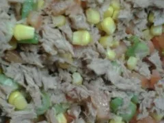 Rezept: Reissalat mit Thunfisch Bild Nr. 5 Reissalat mit Thunfisch - Rezept - Bild Nr. 5