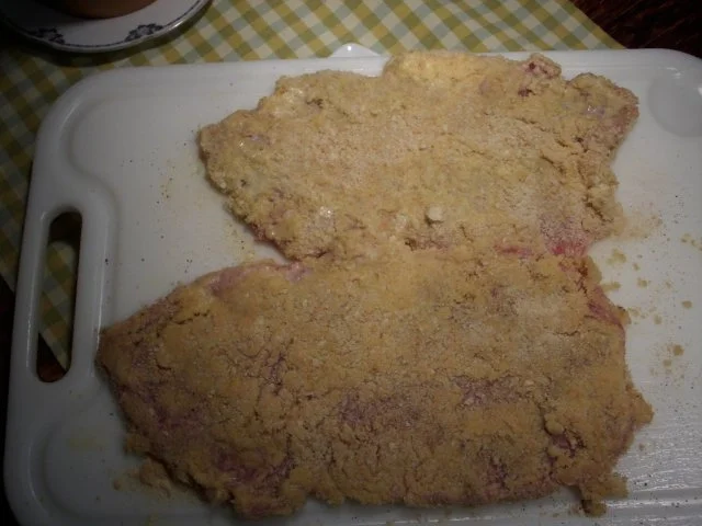 Wiener Schnitzel mit Kartoffelsalat steirische Art - Rezept - Bild Nr. 3