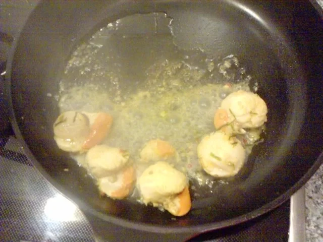 JAKOBSWEG DES GUTEN GESCHMACKS - oder - SPAGHETTI MIT - PESTO UND JAKOBSMUSCHELN - Rezept - Bild Nr. 10