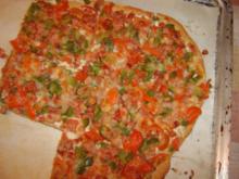 Fladenbrot - Pizza - Rezept