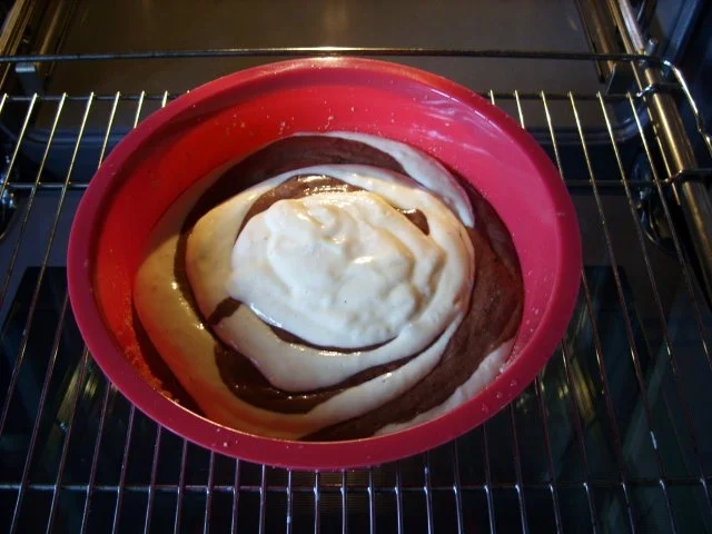 Kleine Formen: Zebrakuchen mit Orangenguss - Rezept - Bild Nr. 2