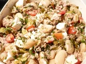 Rezept: Bohnensalat mit Feta und Thunfisch Bohnensalat mit Feta und Thunfisch - Rezept