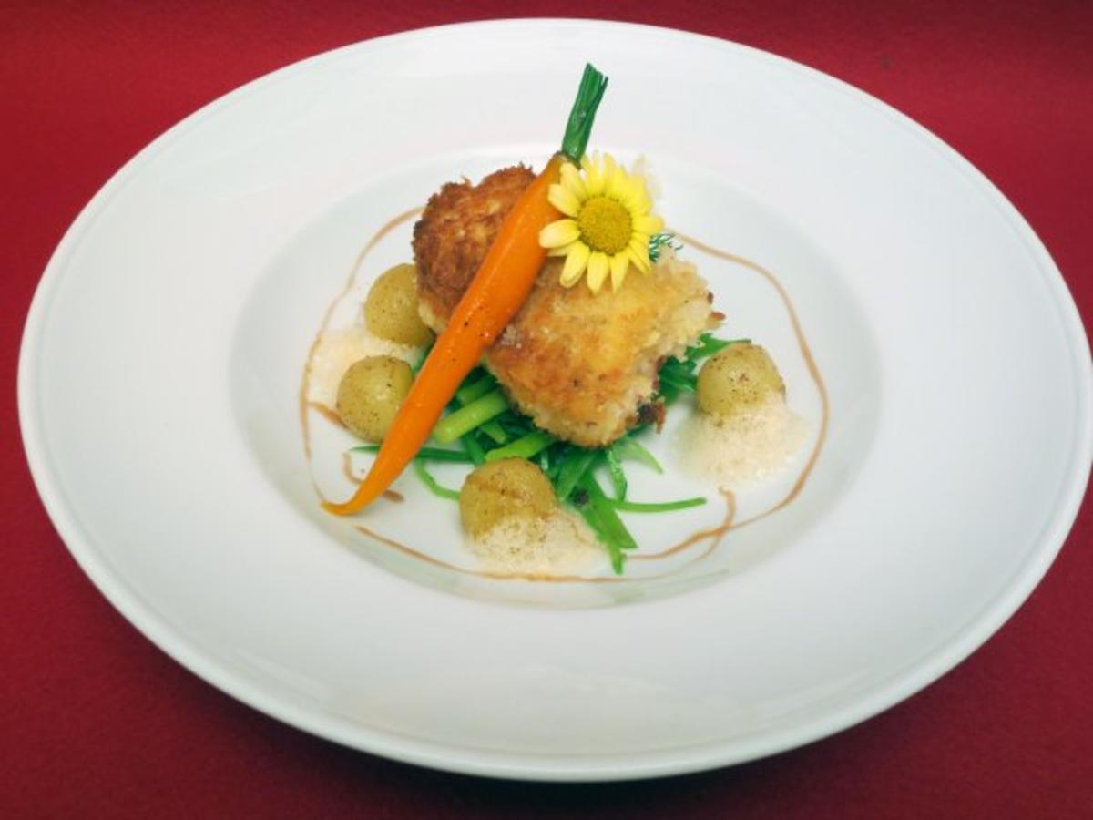 Cordon Bleu vom Seeteufel auf Zuckerschoten und Nusskartoffeln - Rezept
Gesendet von Das perfekte Dinner