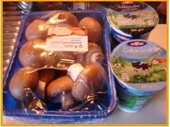 Paprikabuletten mit Rahmchampignons und Sellerie-Kartoffelstampf - Rezept - Bild Nr. 3