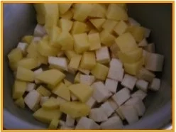 Paprikabuletten mit Rahmchampignons und Sellerie-Kartoffelstampf - Rezept - Bild Nr. 13